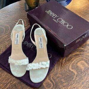 Jimmy Choo Seashell Slingbacks - Size 38